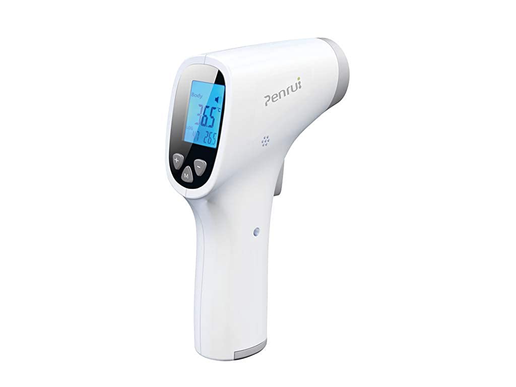ELEPHANTBOAT Precision Digital Forehead Infrared Temporal No Touch Thermometer with Fever Indicator for Baby Kids and Adults ELEPHANTBOAT Precision Digital Forehead Infrared Temporal No Touch Thermometer with Fever Indicator for Baby Kids and Adults